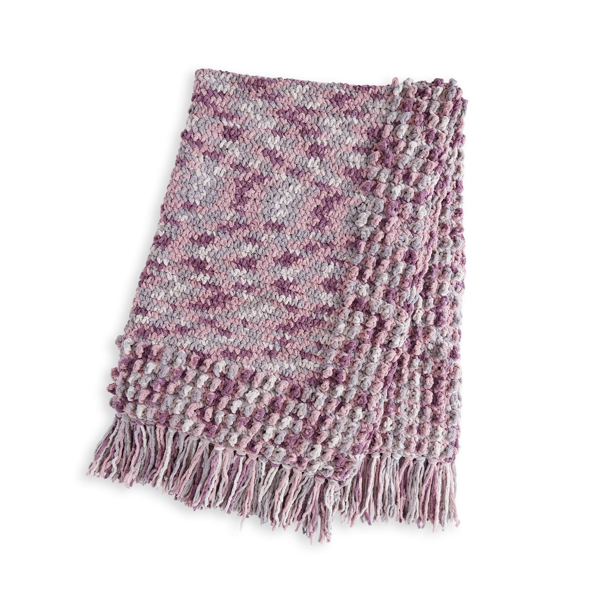 Bernat Bobble Frame Crochet Blanket (Digital Download)