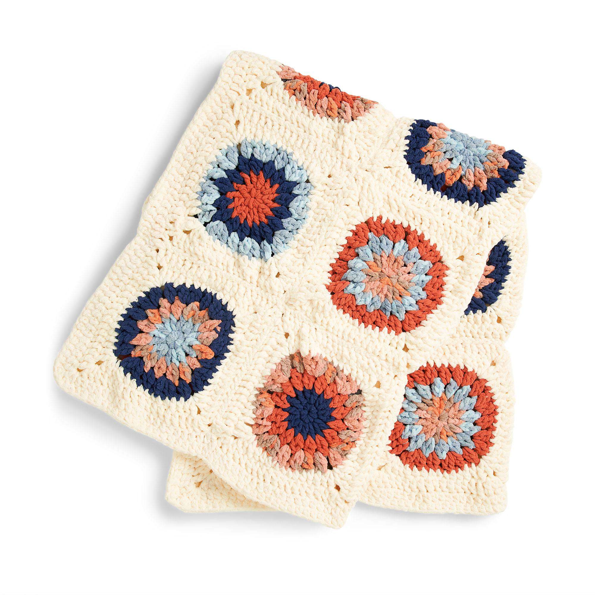 Bernat Bullseye Motif Crochet Blanket (Digital Download)