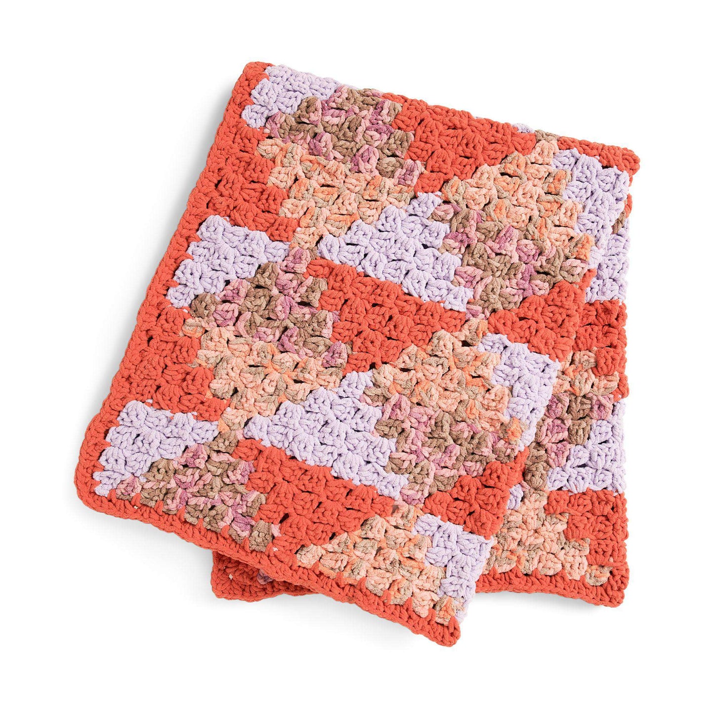Bernat Two Tone Diamonds Crochet Blanket (Digital Download)