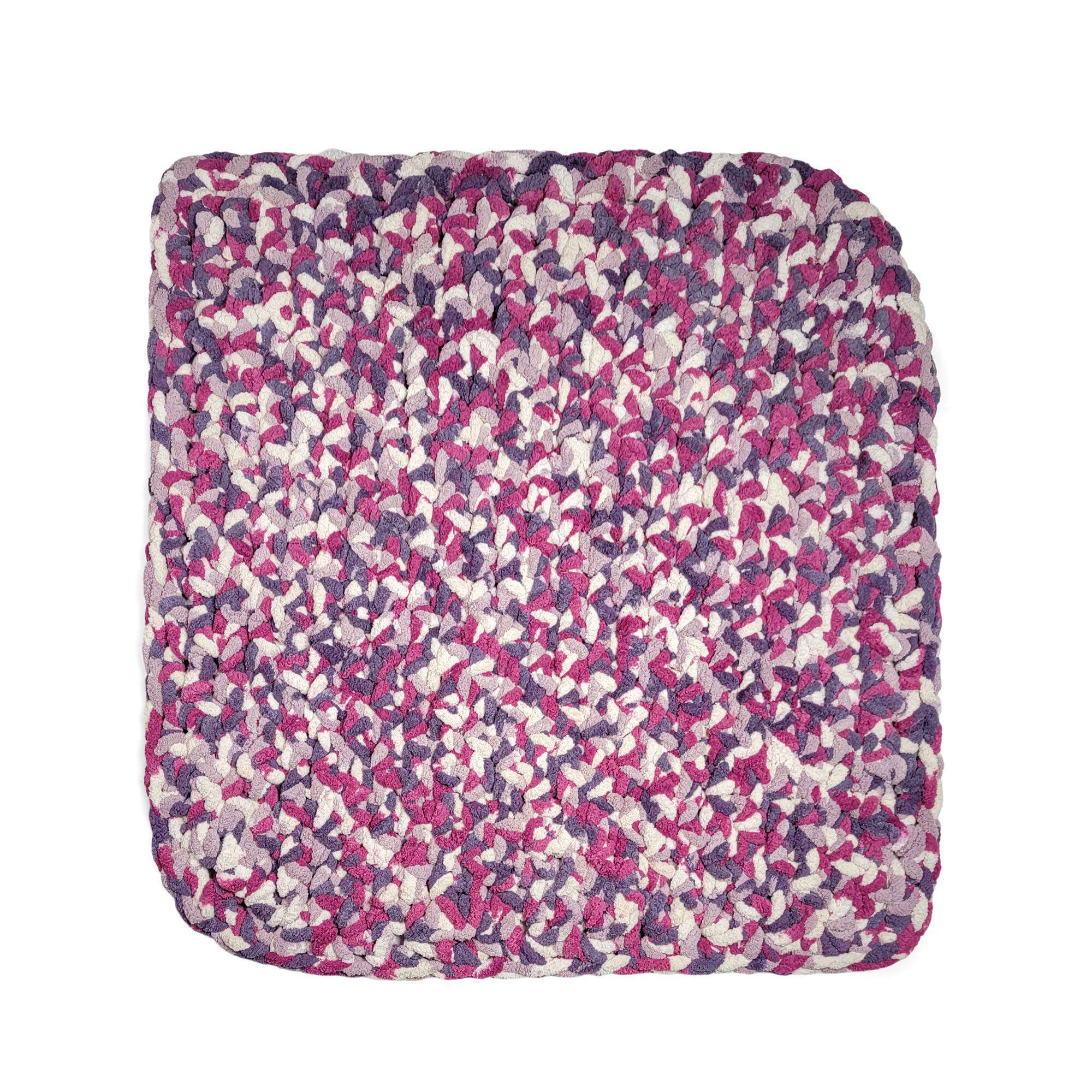 Bernat Crochet Big Mossy Corner Throw (Digital Download)