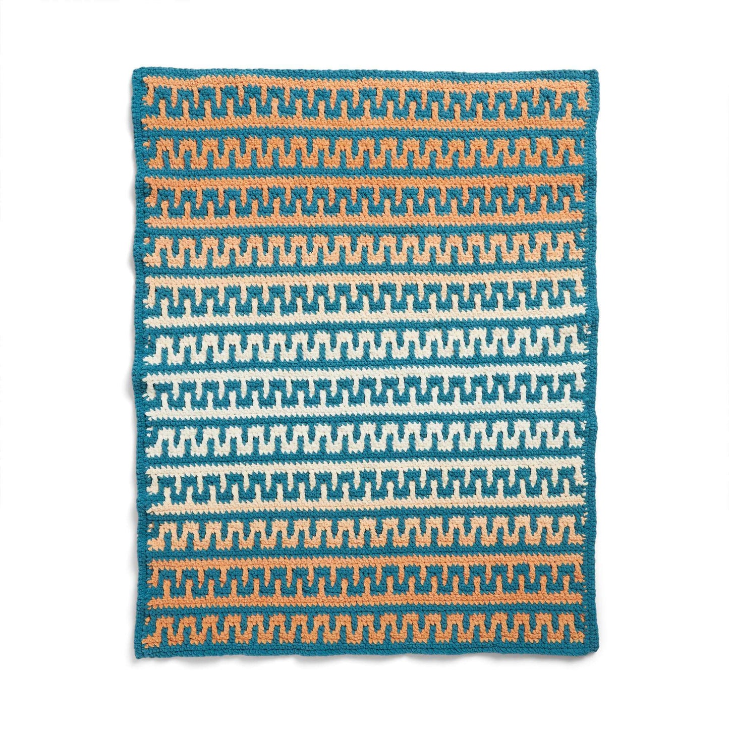 Bernat Meandros Mosaic Crochet Blanket (Digital Download)