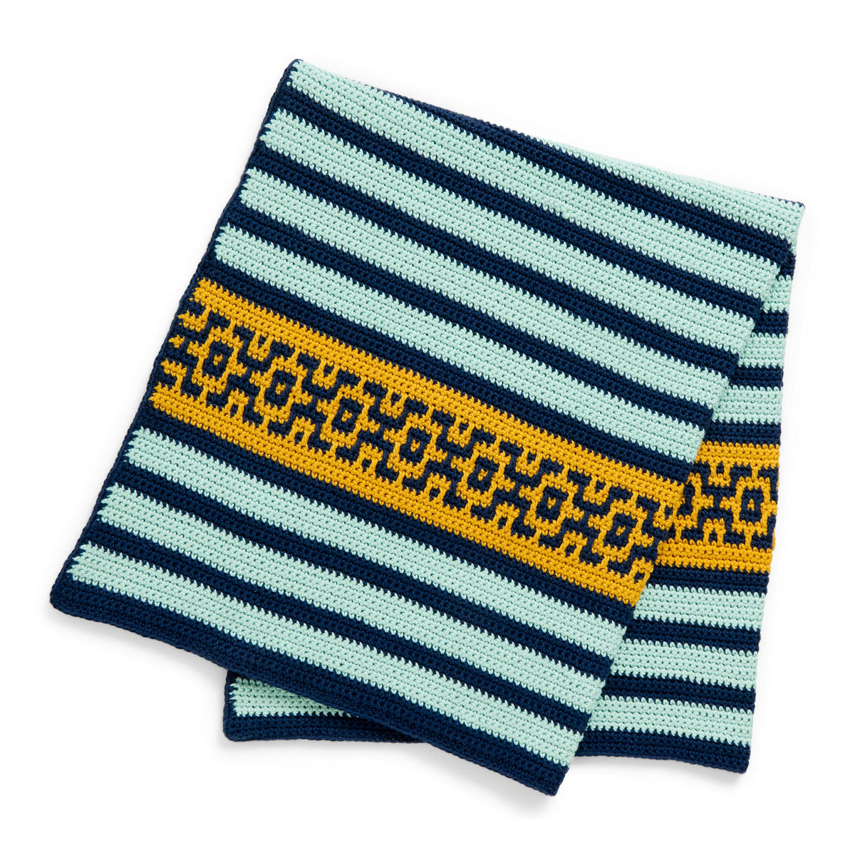 Bernat Geometric Bliss Crochet Baby Blanket (Digital Download)