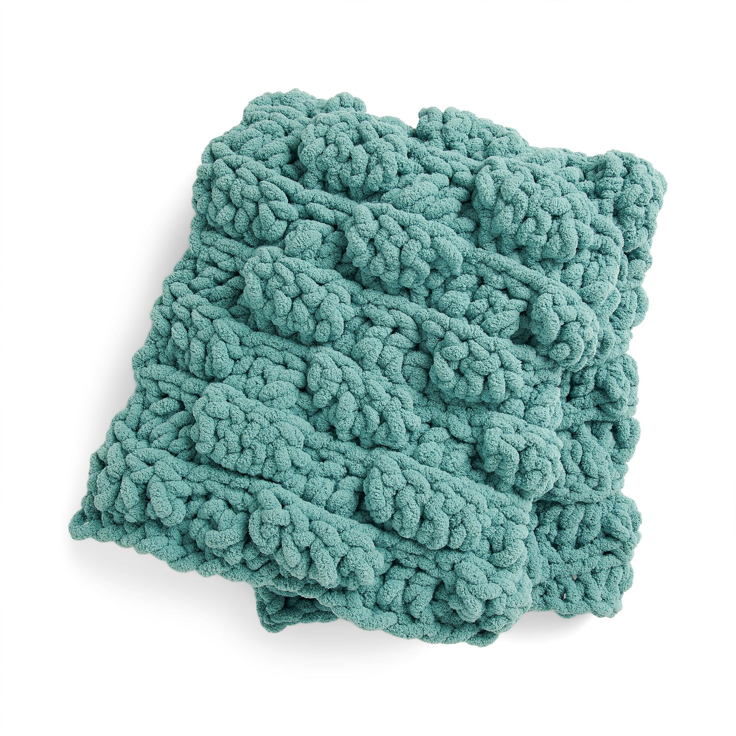 Bernat Puff Piece Crochet Lap Blanket (Digital Download)