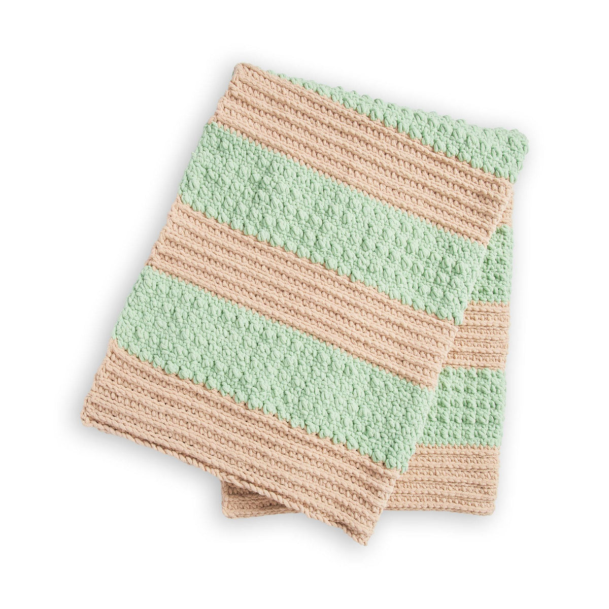 Bernat Texture Stripe Crochet Blanket (Digital Download)