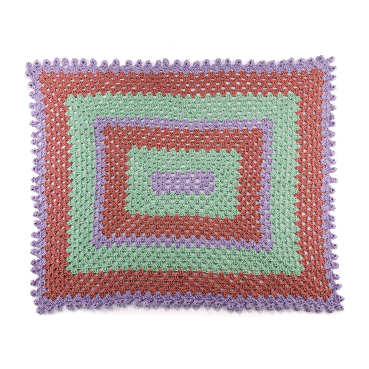 Bernat Bobble Edge Crochet Granny Blanket (Digital Download)