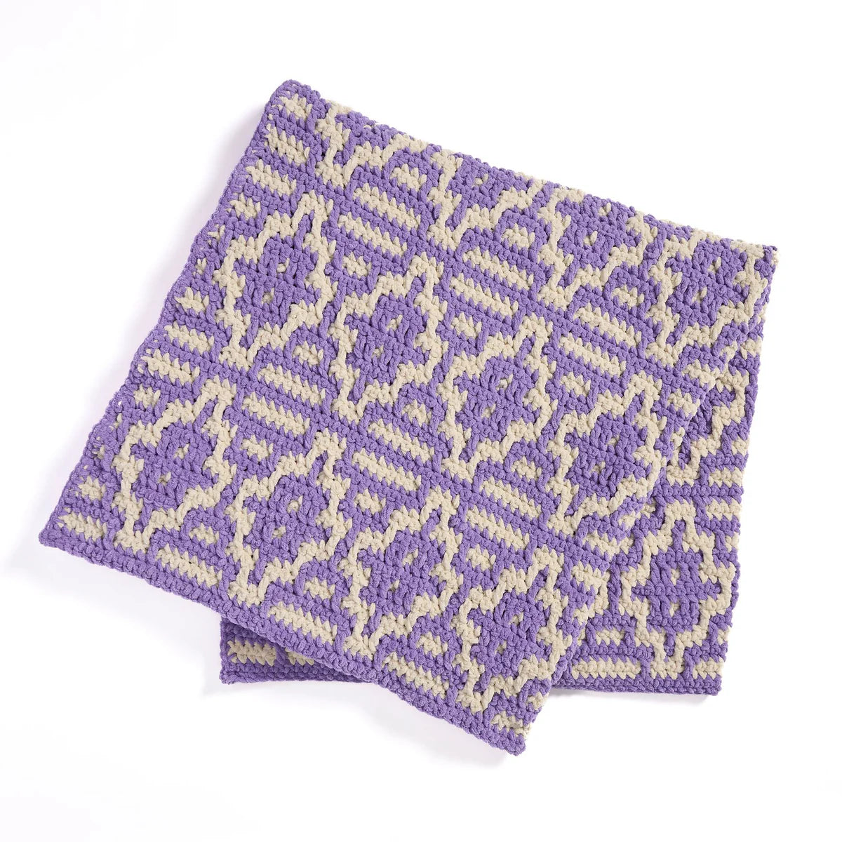 CROCHET PATTERN DOWNLOAD - Free Prism Pathways Mosaic Crochet Blanket Pattern