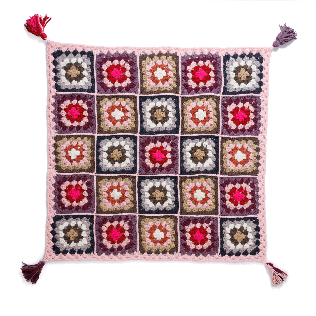 Bernat Crochet Granny A-Go-Go Blanket (Digital Download)