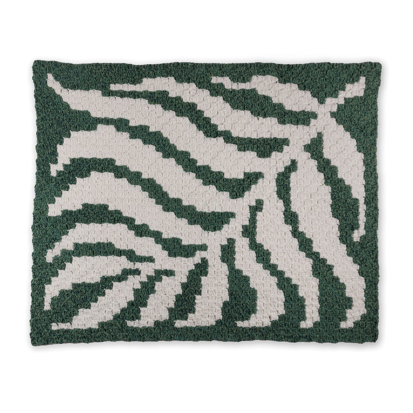 Bernat C2C Crochet Fern Frond Blanket (Digital Download)