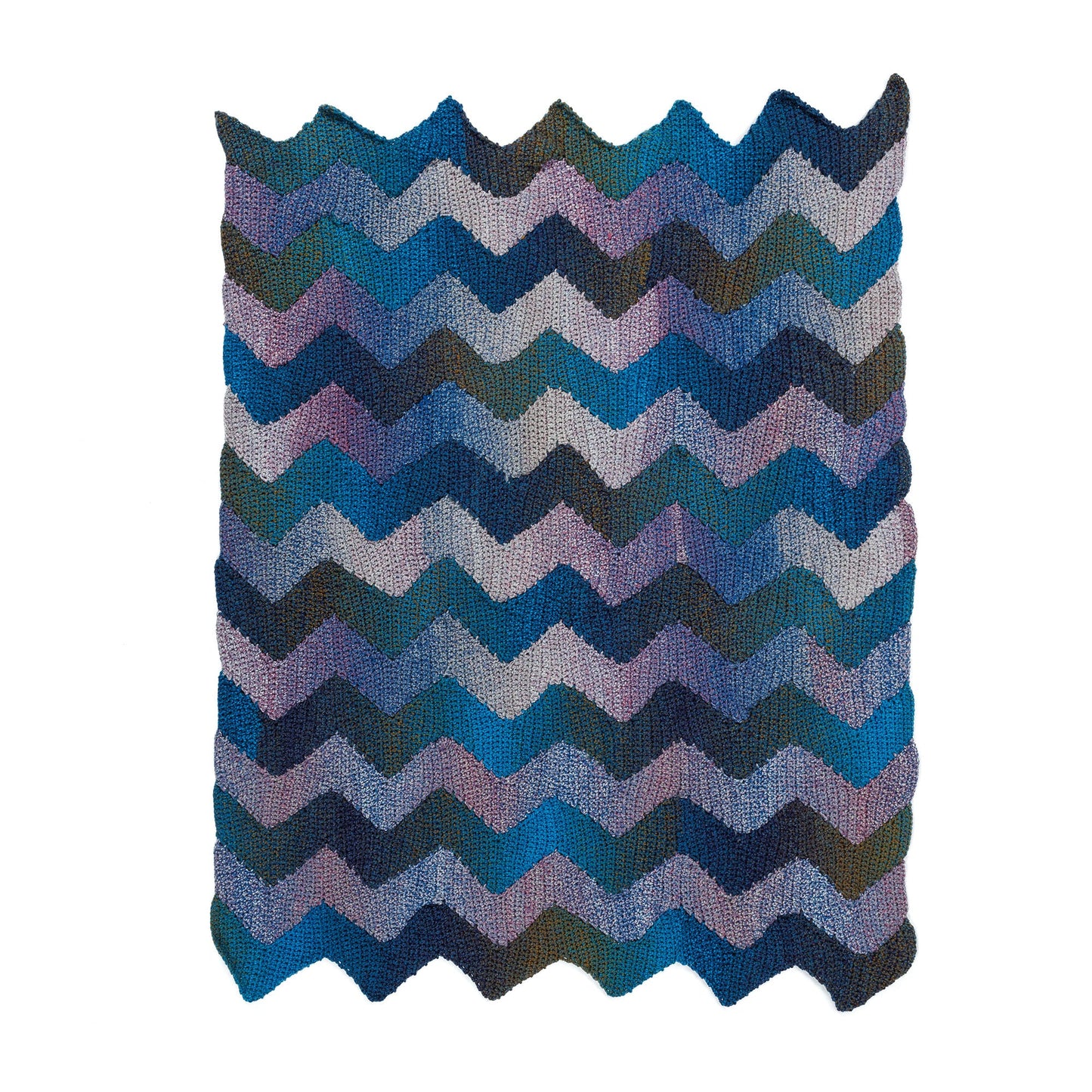 Bernat Join As You Zig Zag Crochet Blanket (Digital Download)