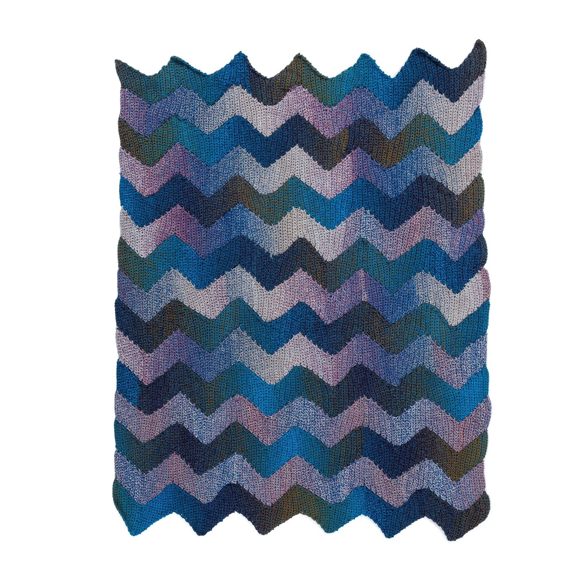 Bernat Join As You Zig Zag Crochet Blanket (Digital Download)
