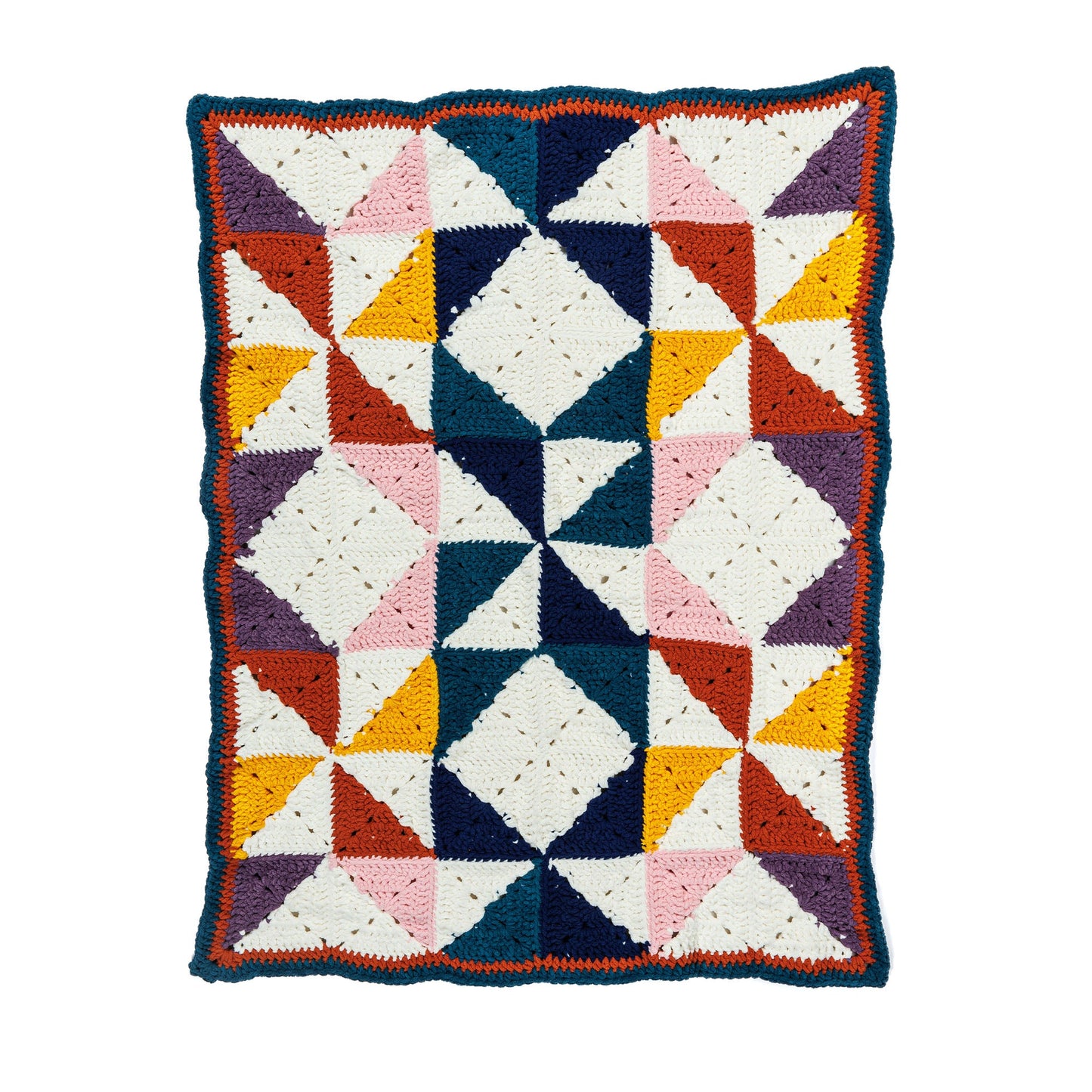 Bernat GeoSquares Crochet Blanket (Digital Download)