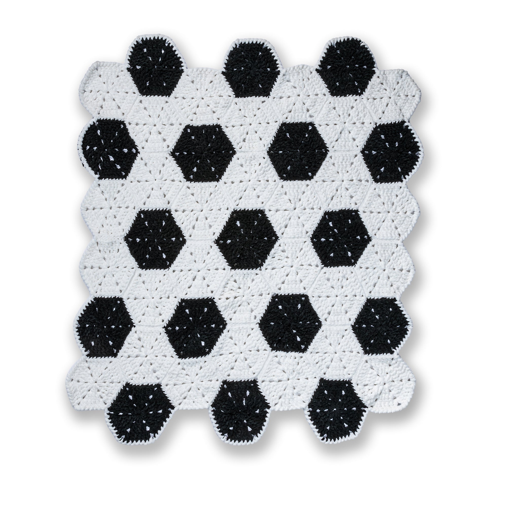 Bernat Crochet Soccer Ball Blanket (Digital Download)