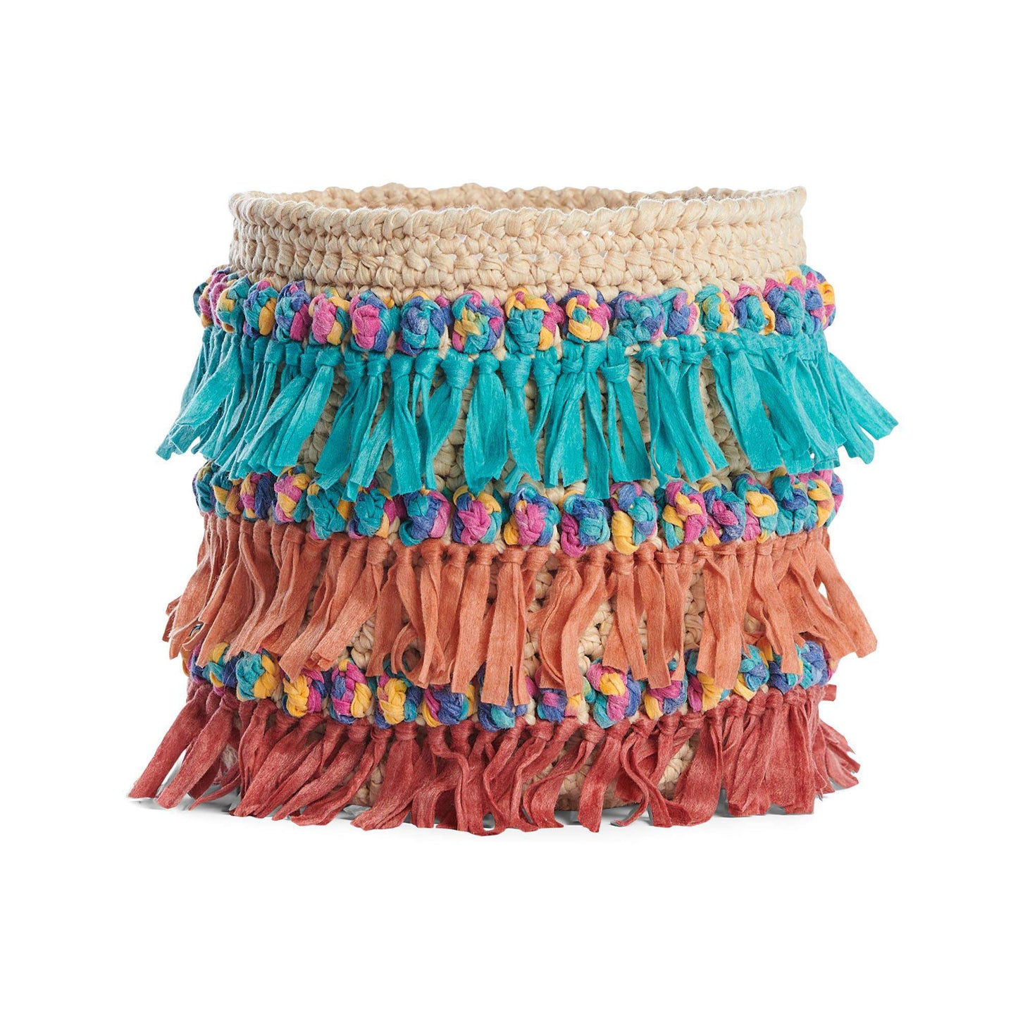 Bernat Crochet On the Fringe Basket (Digital Download)