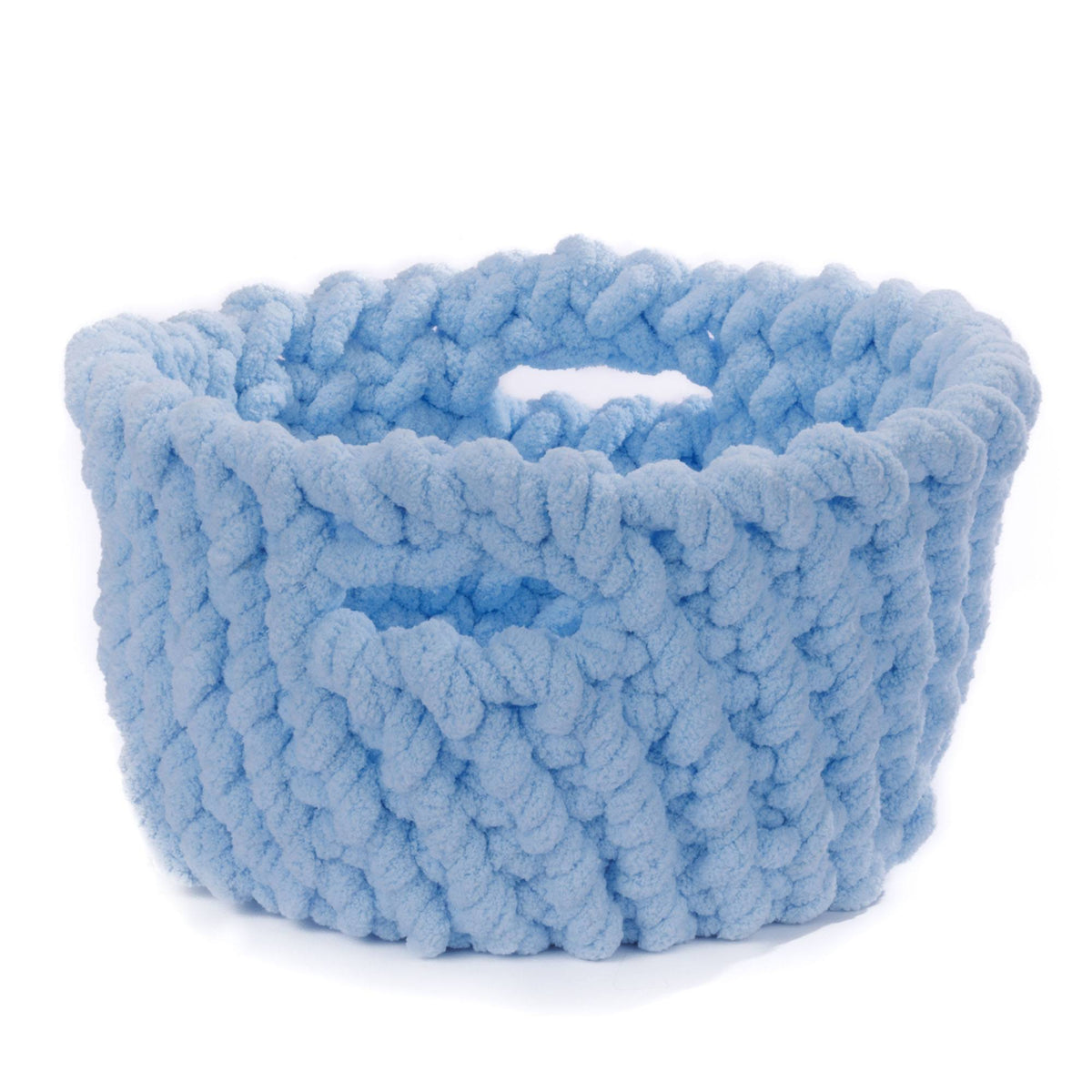 Bernat Crossed Stitch Crochet Basket (Digital Download)
