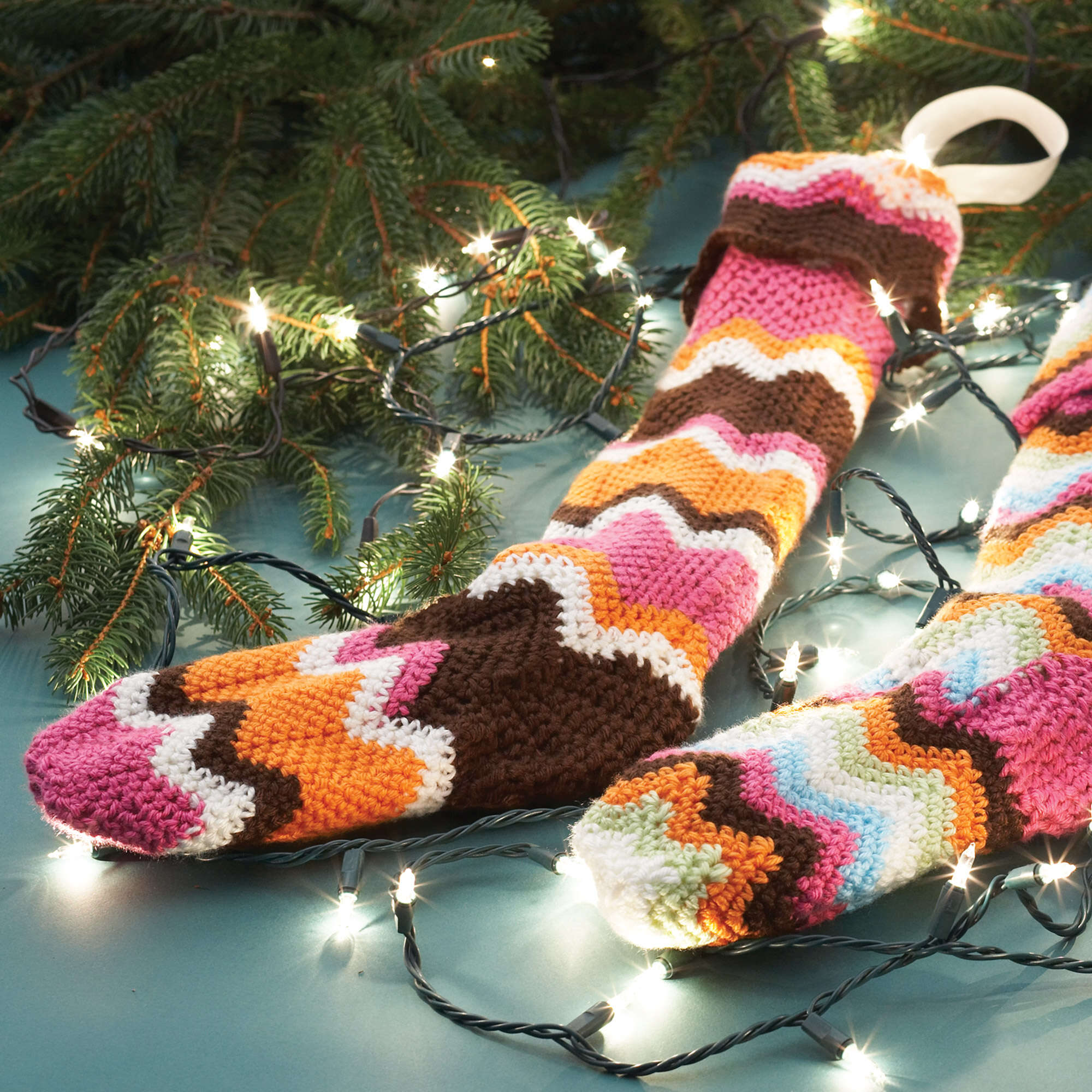 Bernat Crochet Wavy Long-Stockings (Digital Download)