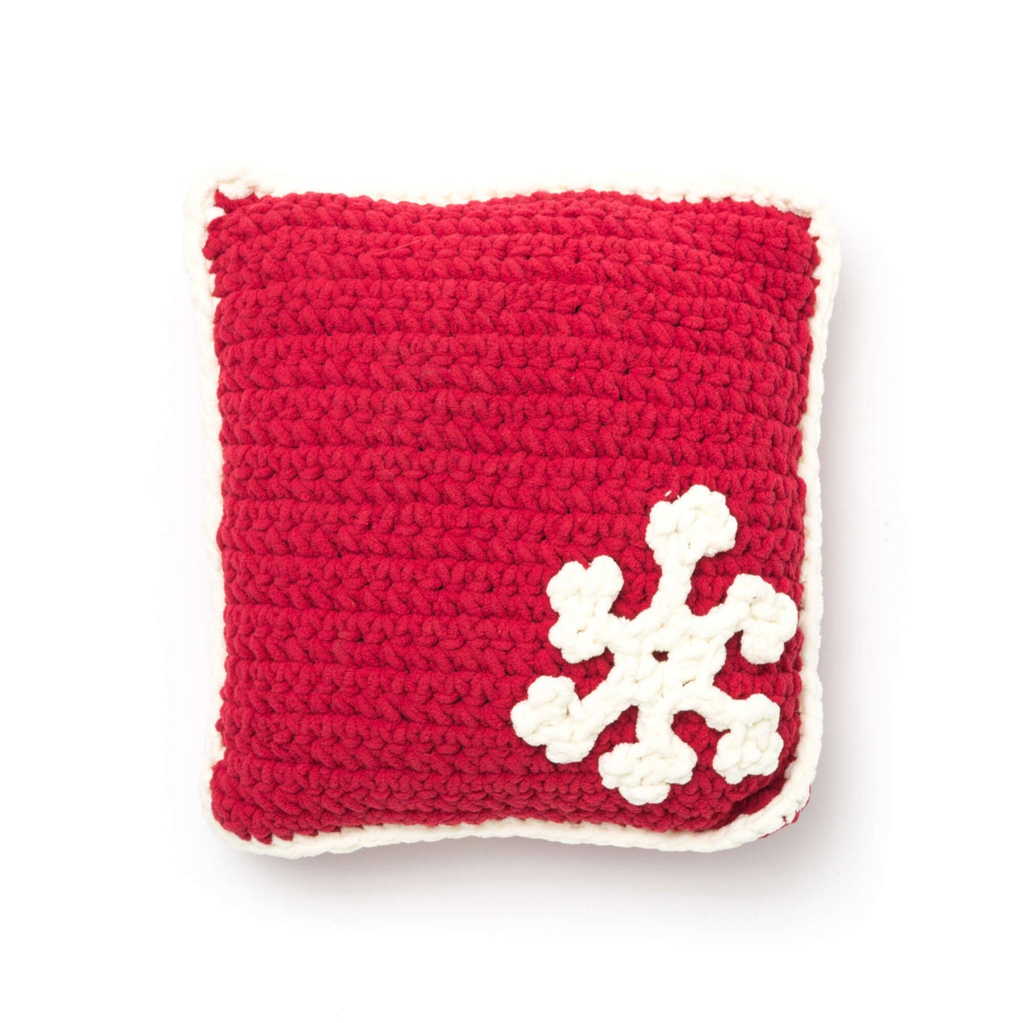 Bernat Crochet Snowflake Pillow (Digital Download)