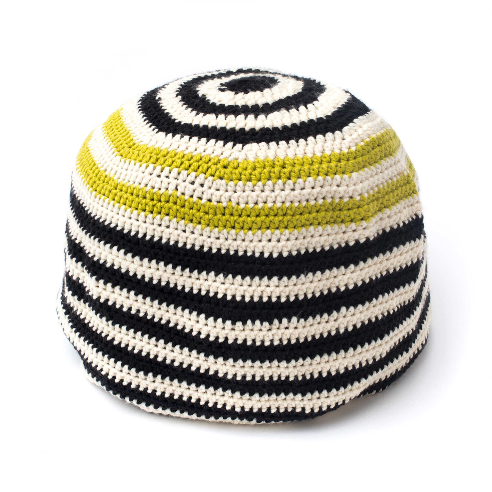 Bernat Crochet Graphic Stripes Pouf (Digital Download)