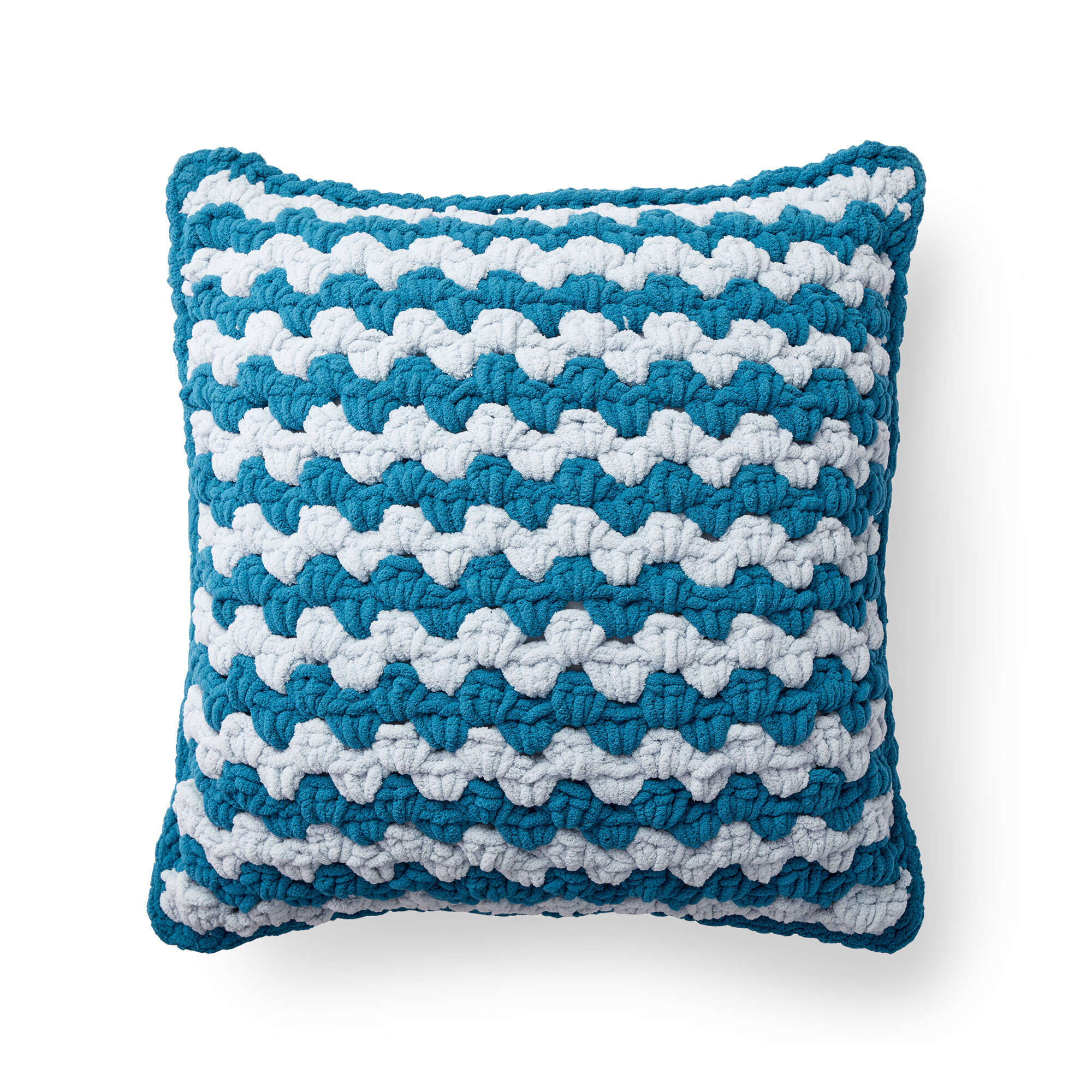 Bernat Granny Striped Crochet Floor Cushion (Digital Download)