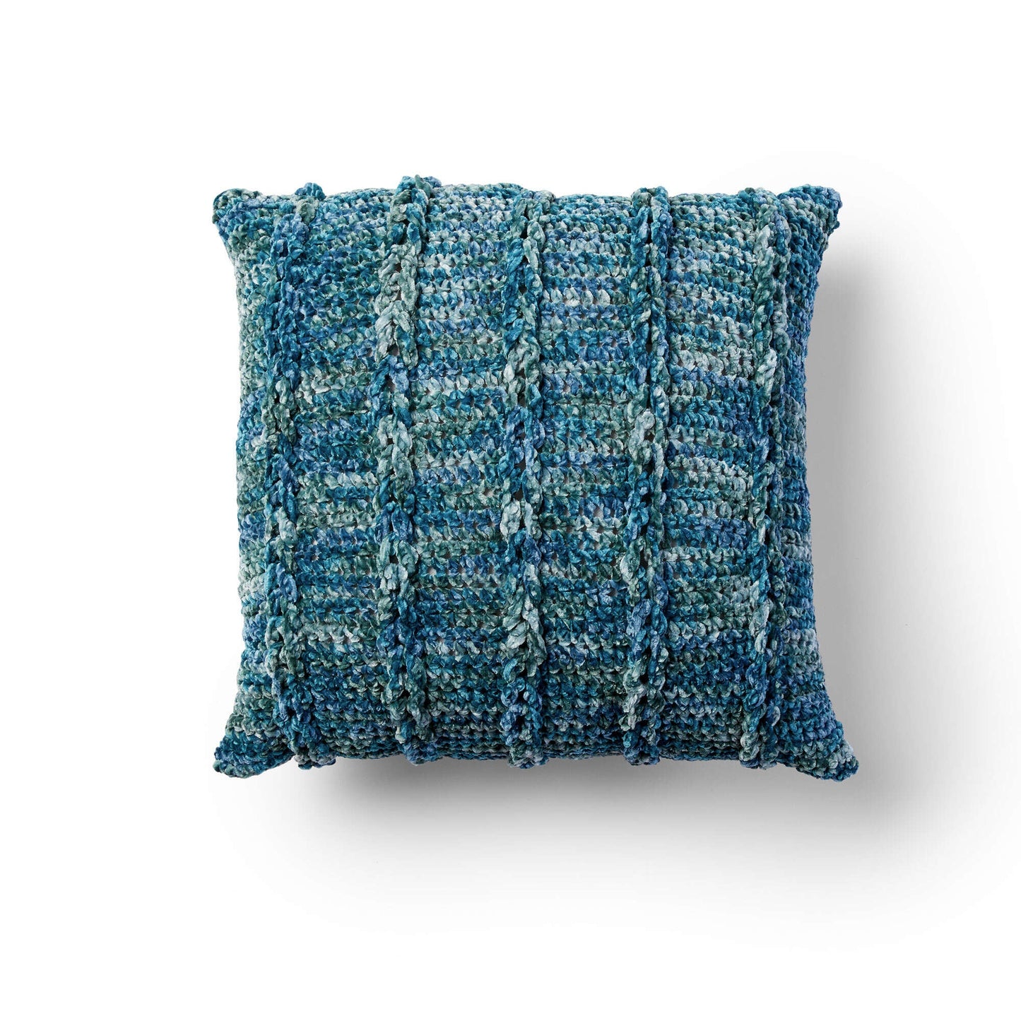 Bernat Braidy Bunch Crochet Pillow (Digital Download)