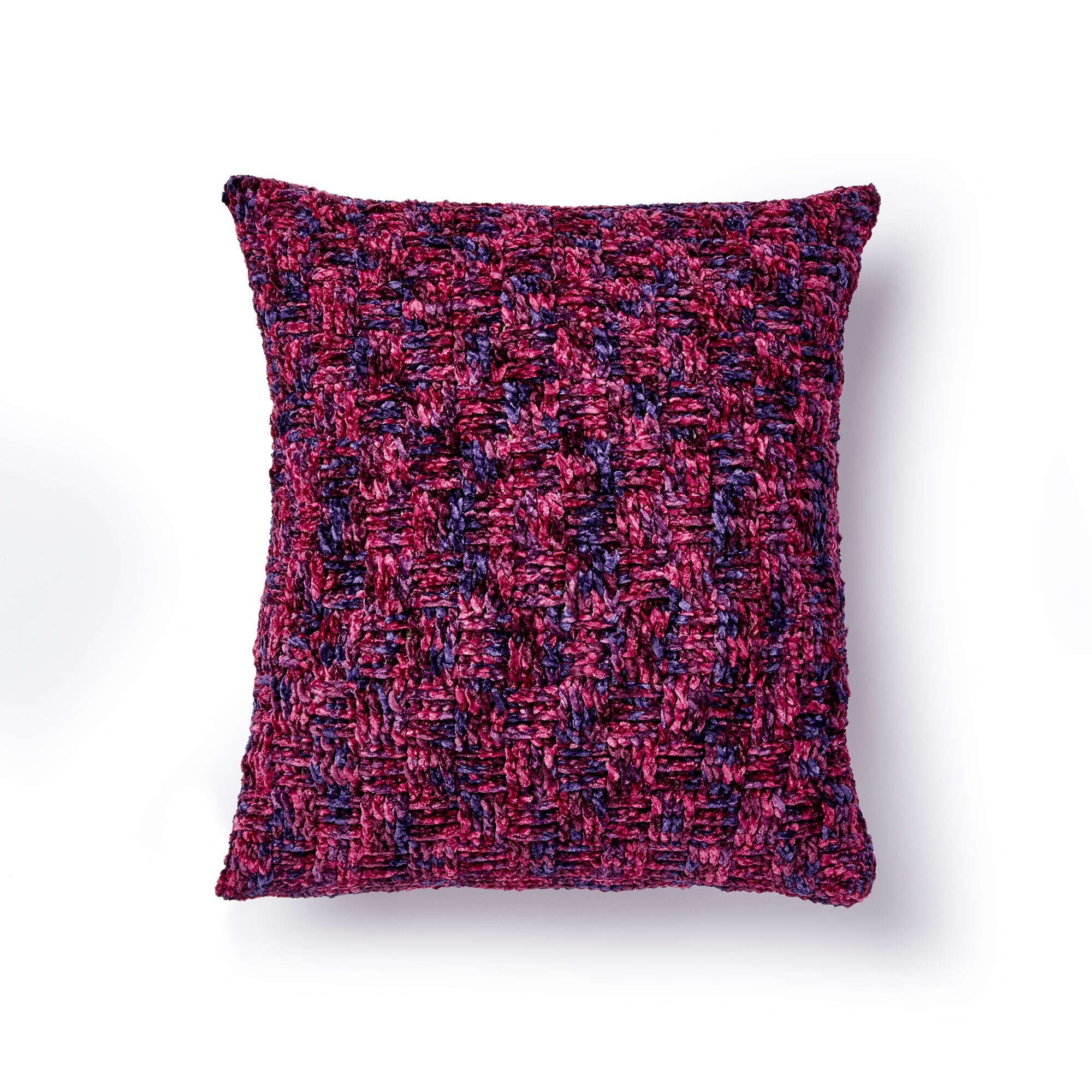 Bernat Basketweave Crochet Pillow (Digital Download)
