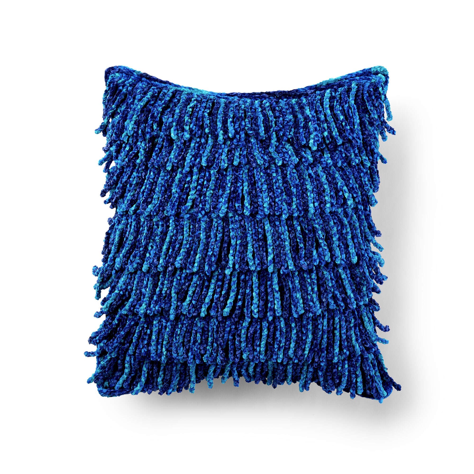 Bernat Waterfall Fringe Crochet Cushion (Digital Download)