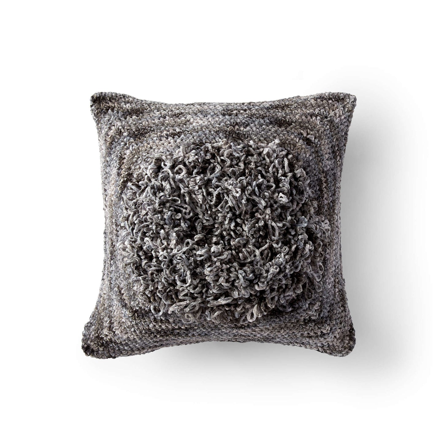 Bernat Loopy Center Crochet Pillow (Digital Download)