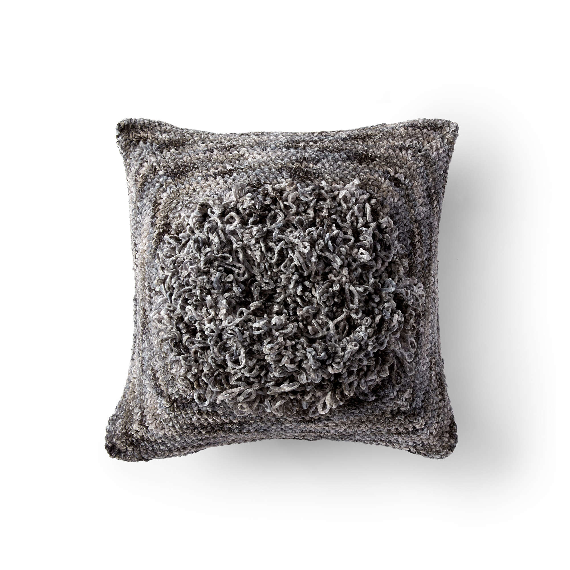 Bernat Loopy Center Crochet Pillow (Digital Download)