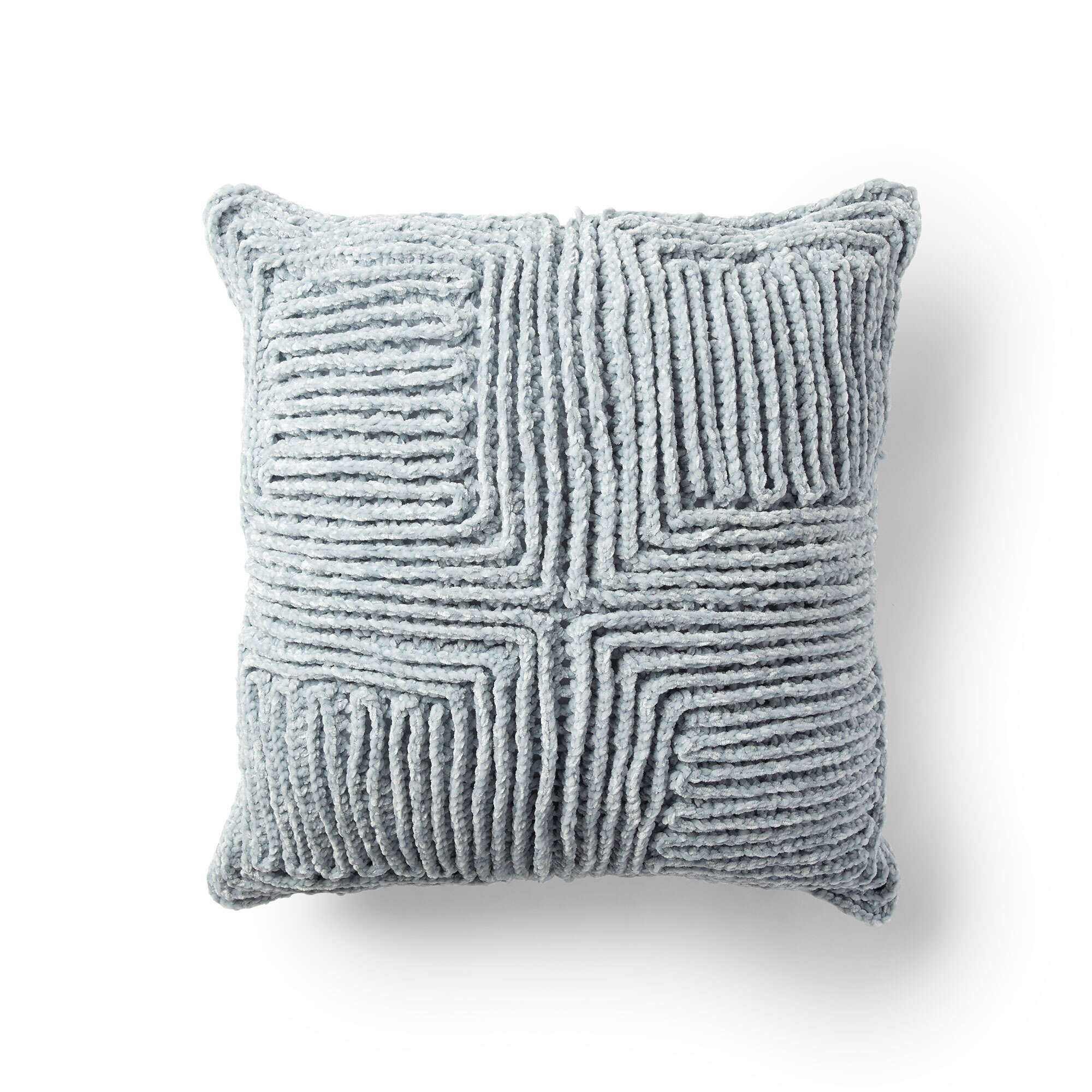 Bernat Swirling Textures Crochet Pillow (Digital Download)