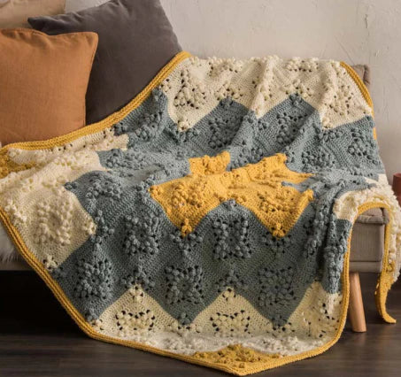 CROCHET PATTERN DOWNLOAD - Free Bernat Northern Stars Crochet Blanket Pattern