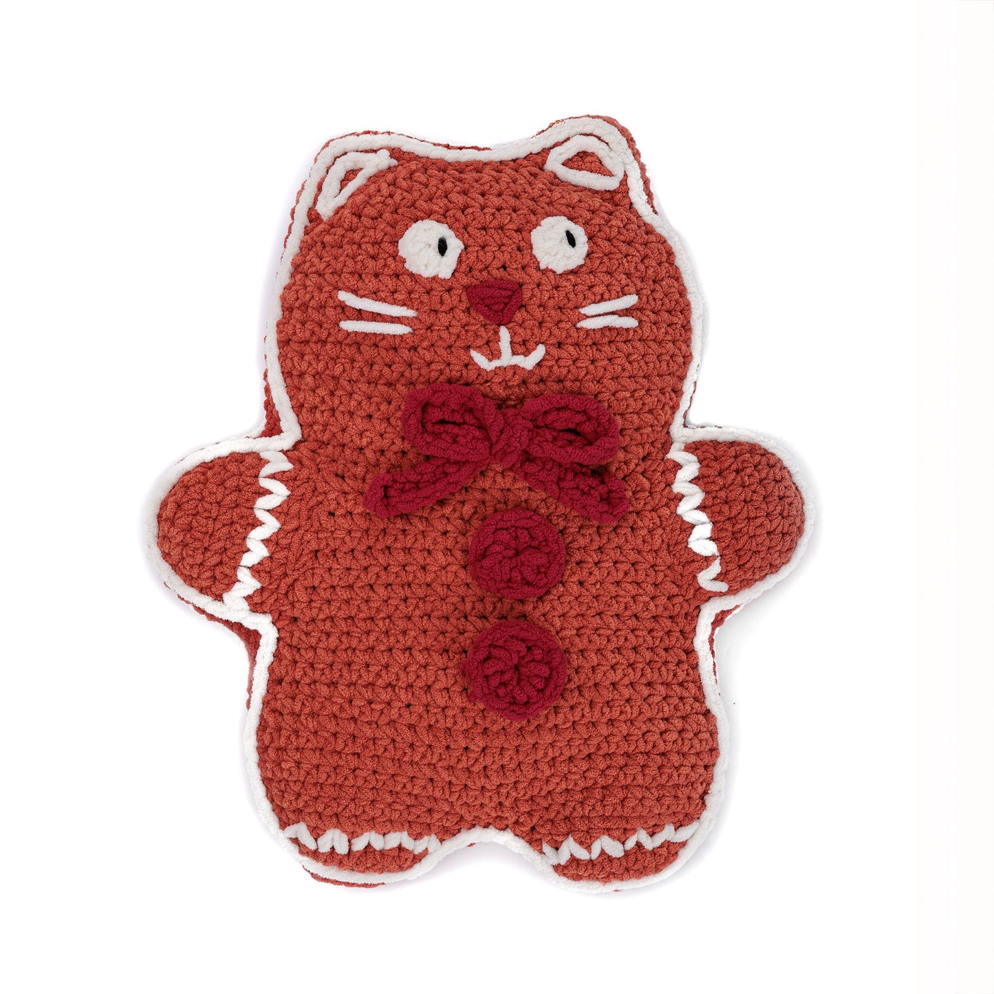 Bernat Crochet Gingercat Pillow (Digital Download)