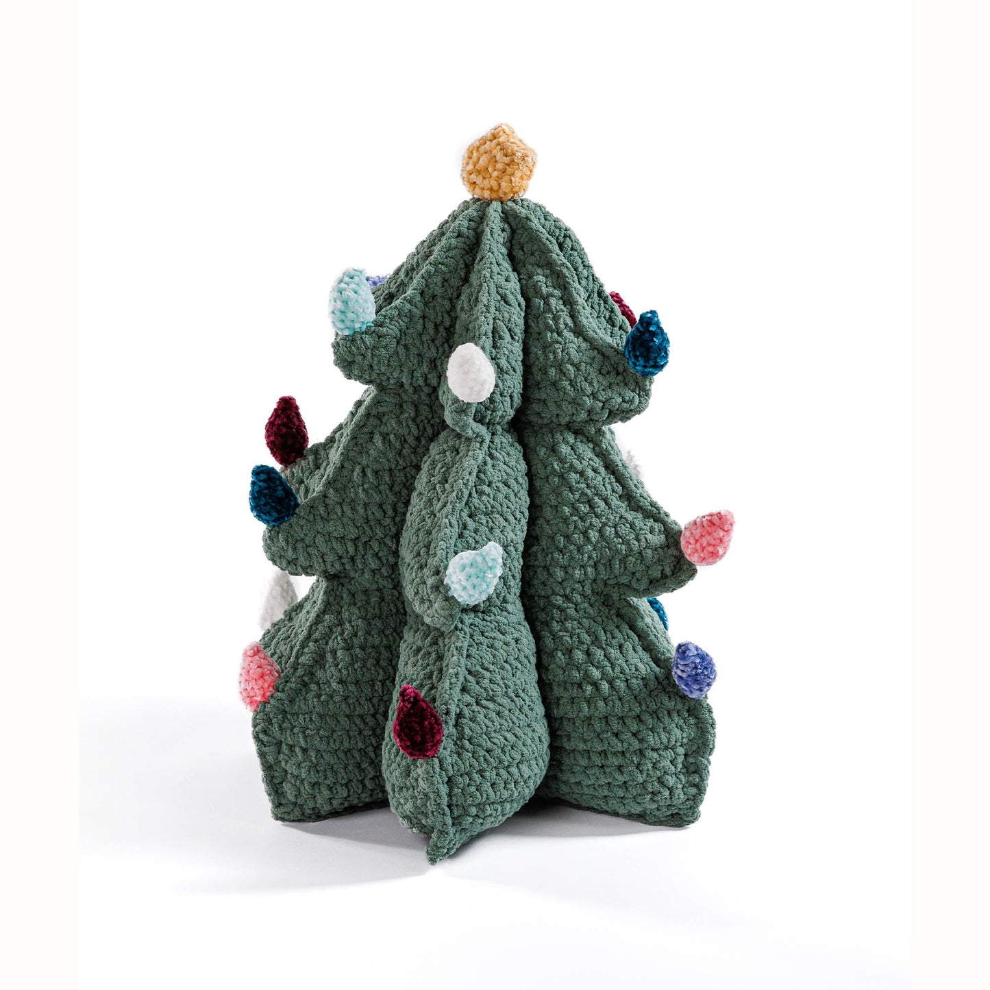 Bernat Merry Mod Crochet Christmas Tree Pillow (Digital Download)