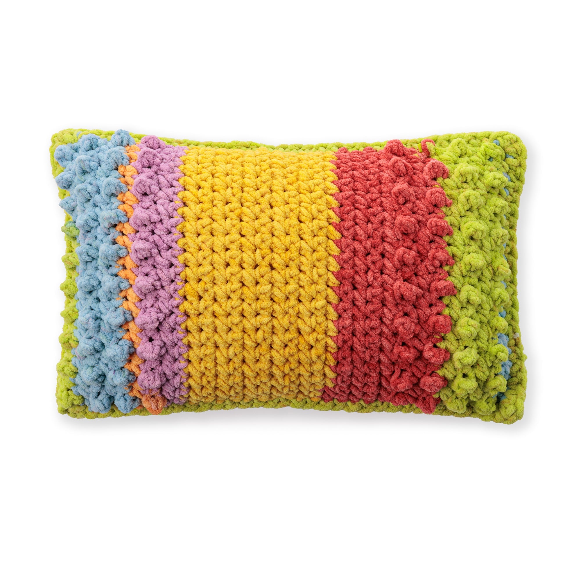 Bernat Striping Comfort Crochet Pillows (Digital Download)