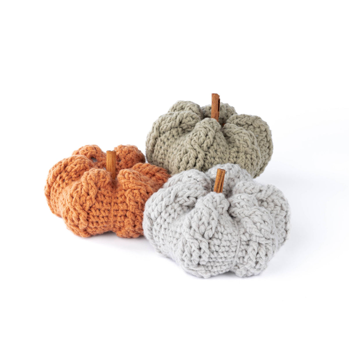 Bernat Cable Crochet Pumpkins (Digital Download)