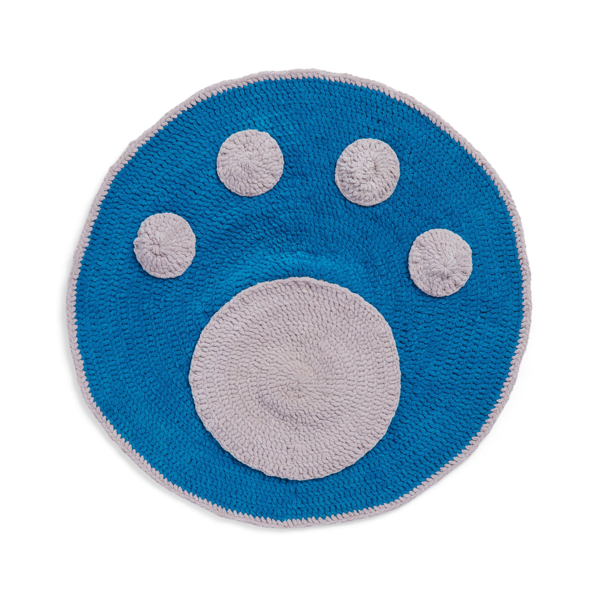 Bernat Paw Print Crochet Pet Rug (Digital Download)