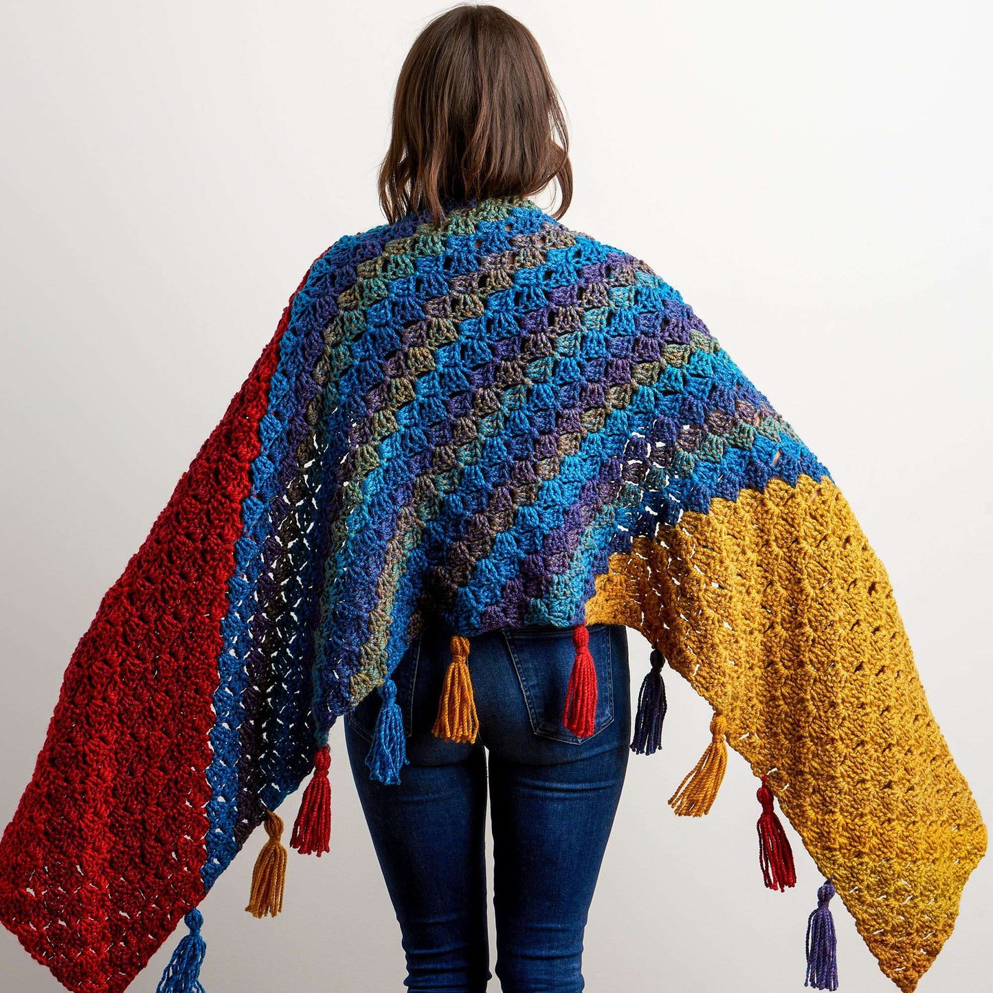 Bernat Crochet Cozy Blanket Scarf (Digital Download)