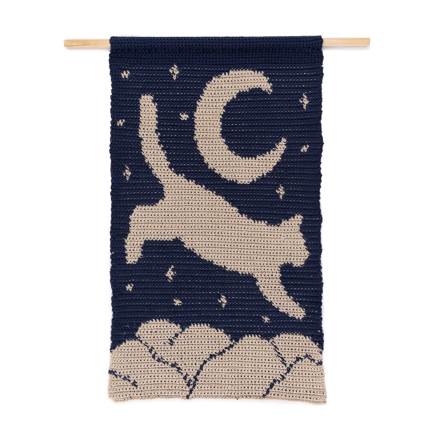 Bernat Moonlight Meowgic Crochet Tapestry (Digital Download)