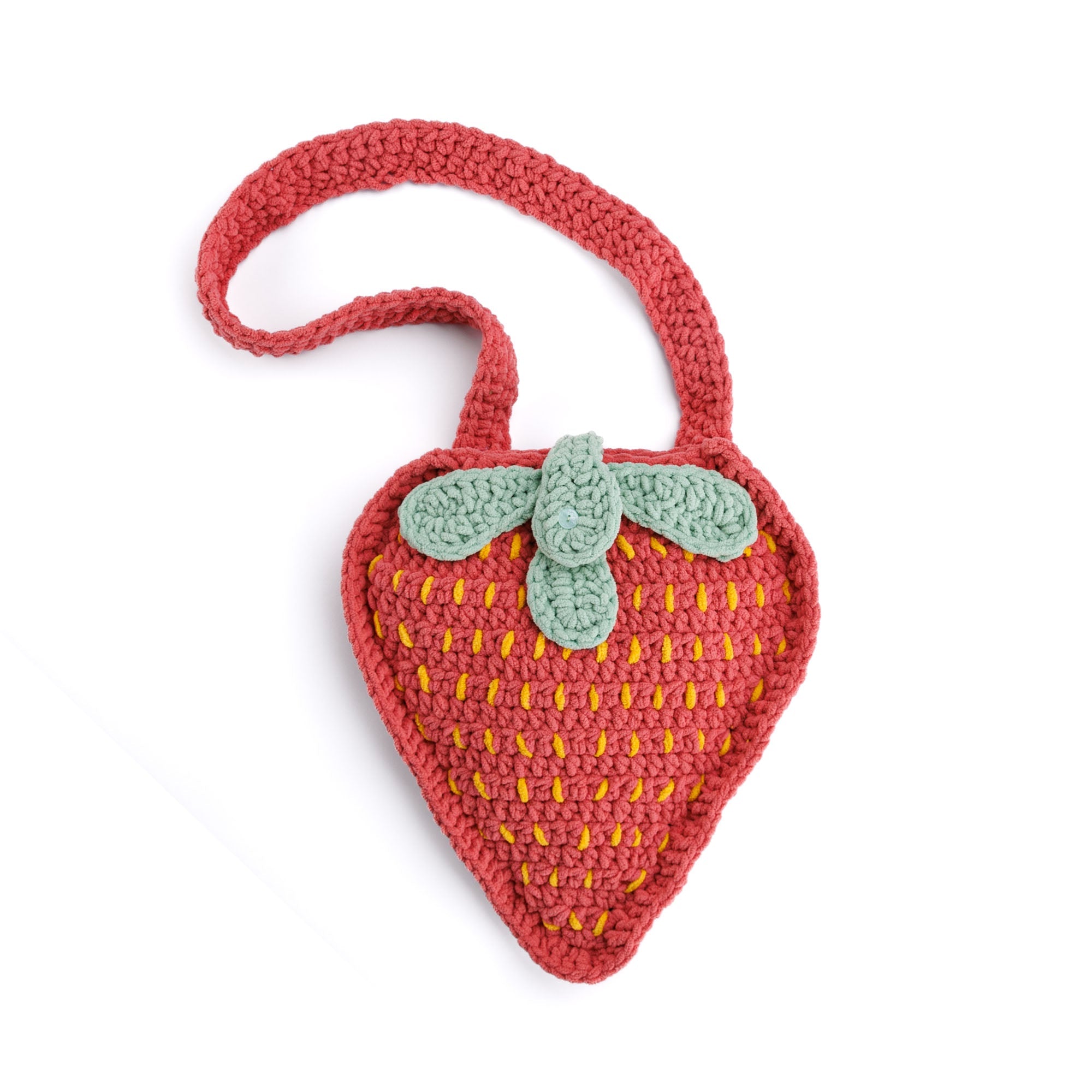 Bernat Plush Berry Crochet Bag (Digital Download)