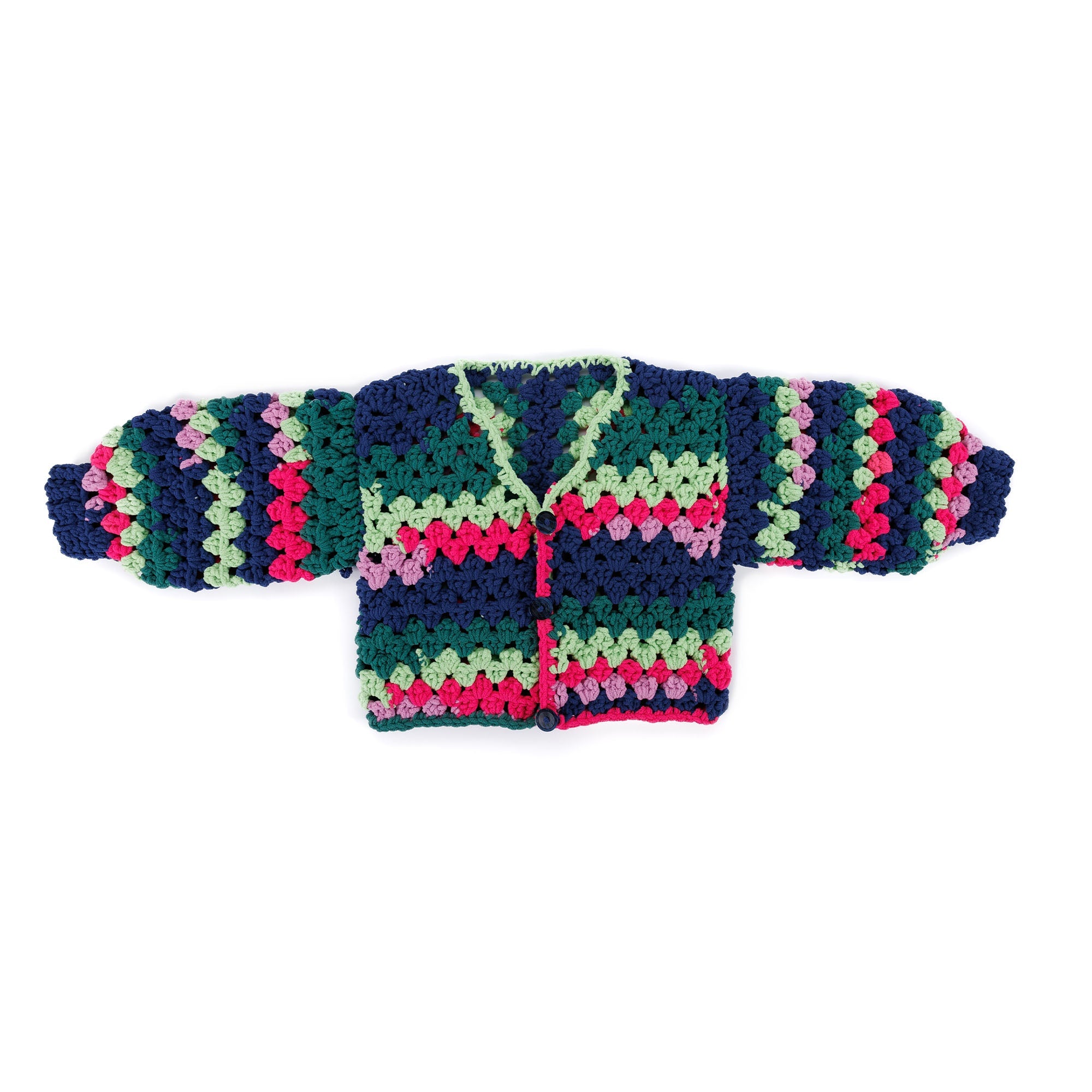 Bernat Crochet Granny Comfy Cardigan (Digital Download)