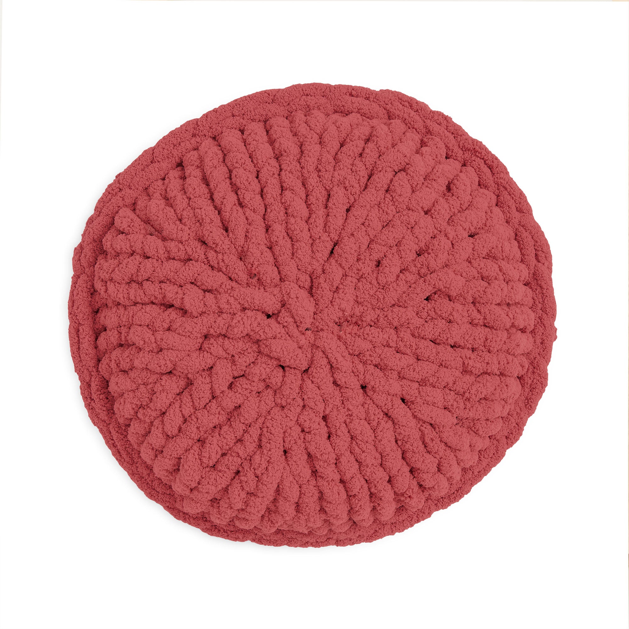 Bernat Roundabout Table Knit Pillow (Digital Download)
