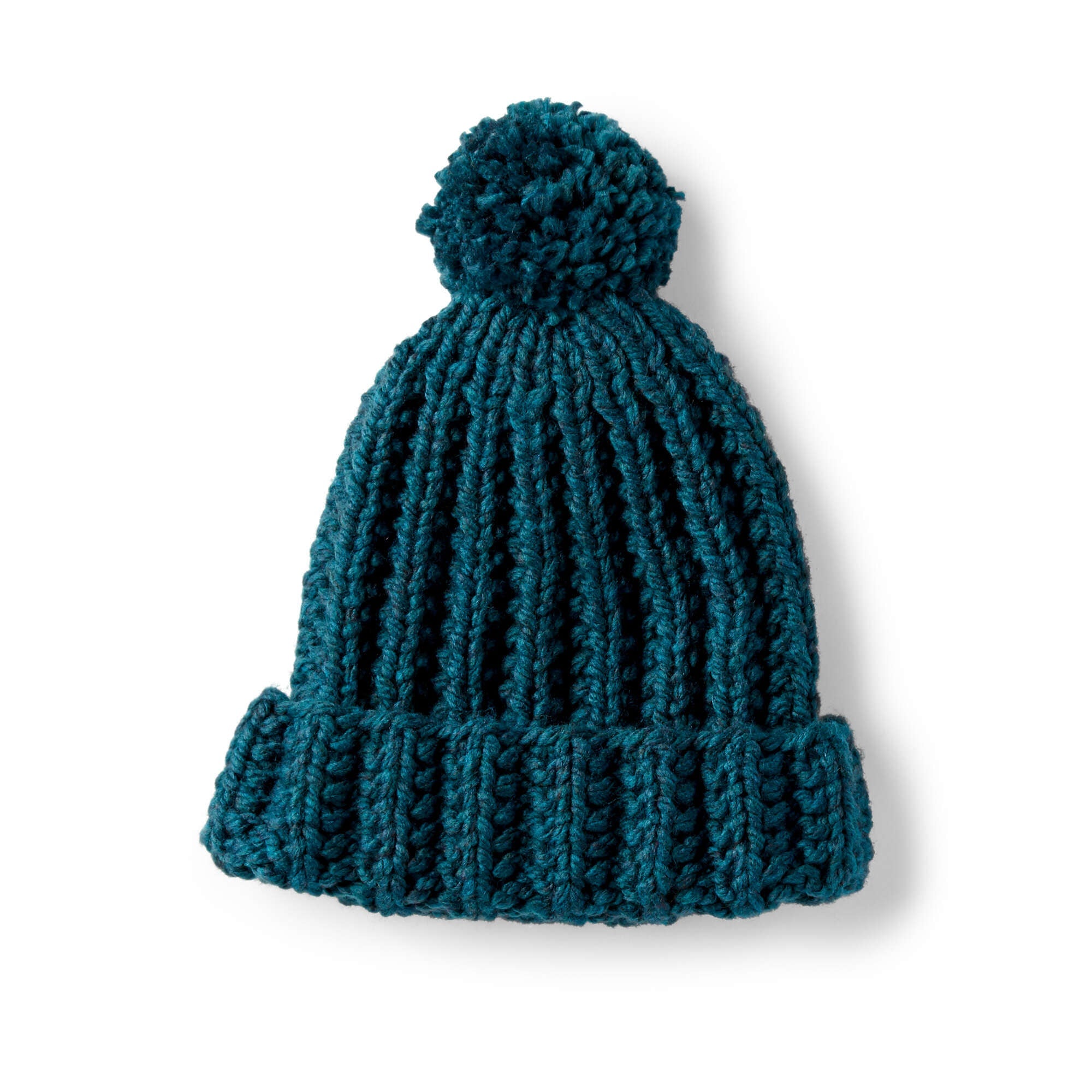 Bernat Basic Knit Ribbed Family Hat (Digital Download)