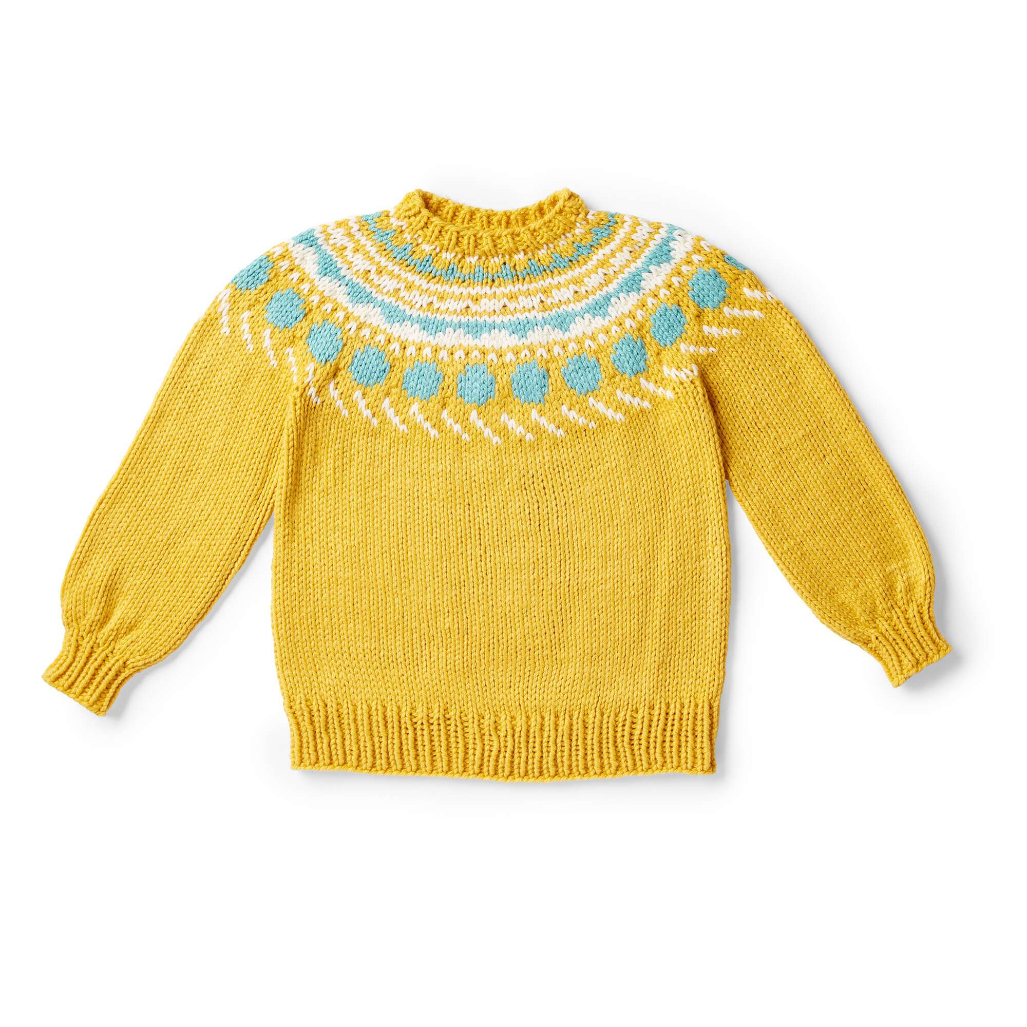 Bernat Circle Around Knit Pullover (Digital Download)