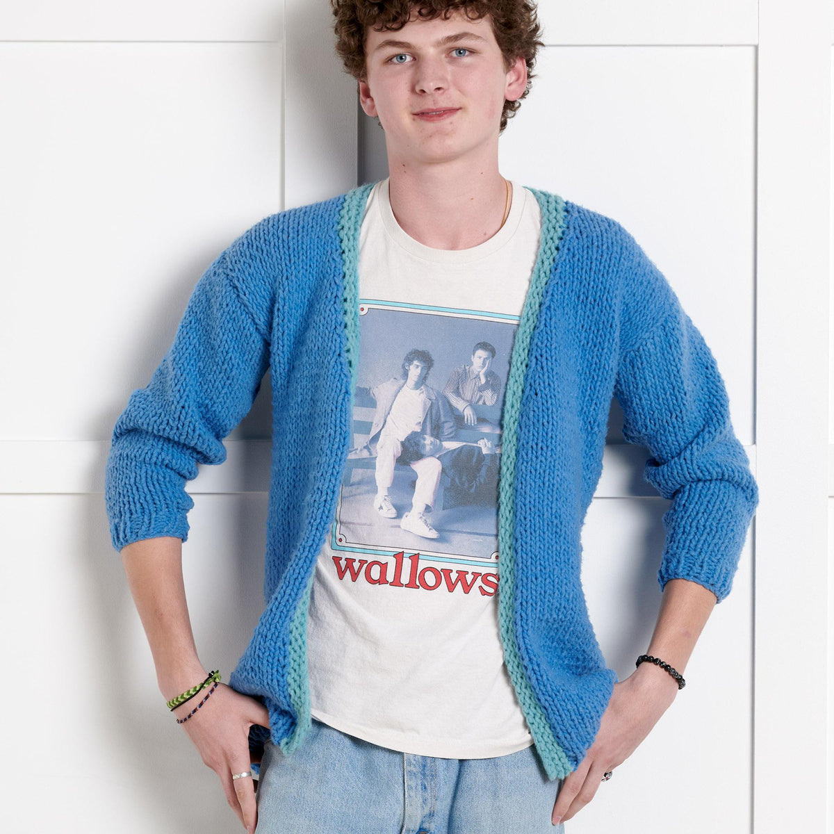 Bernat Beginner Cozy Vibes Knit Cardigan (Digital Download)