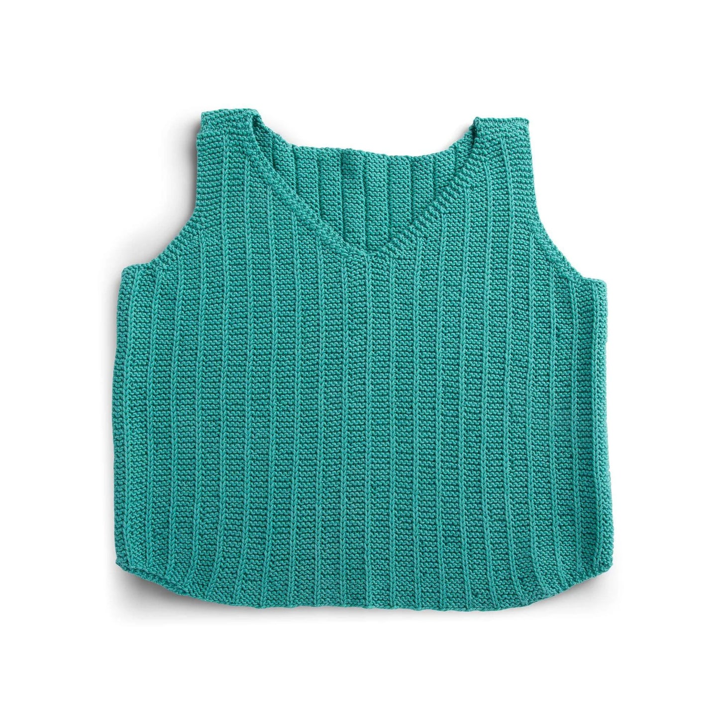 KNITTING PATTERN DOWNLOAD - Free Bernat Knit Summer Vertical Ridges Tank Top Pattern, XS/S