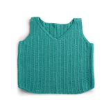 KNITTING PATTERN DOWNLOAD - Free Bernat Knit Summer Vertical Ridges Tank Top Pattern, XS/S