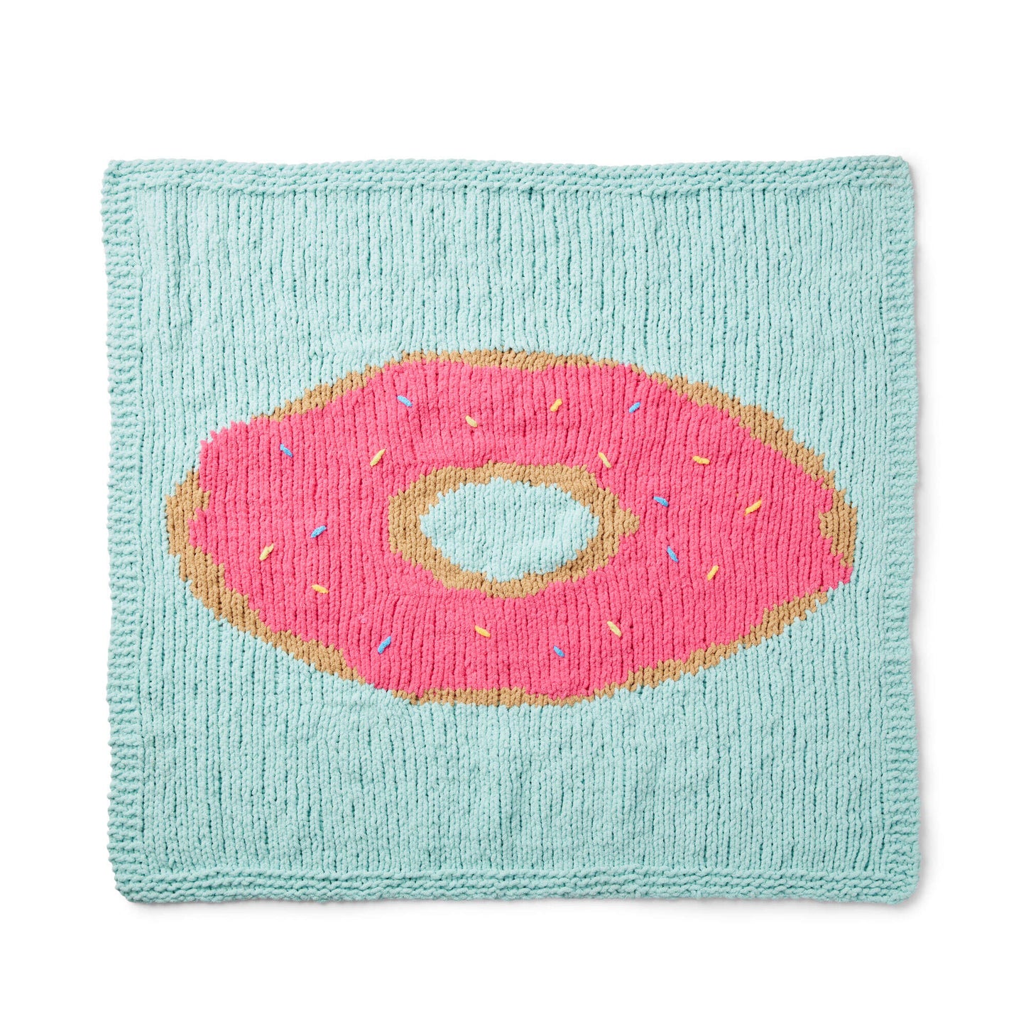 Bernat Knit Donut Blanket (Digital Download)