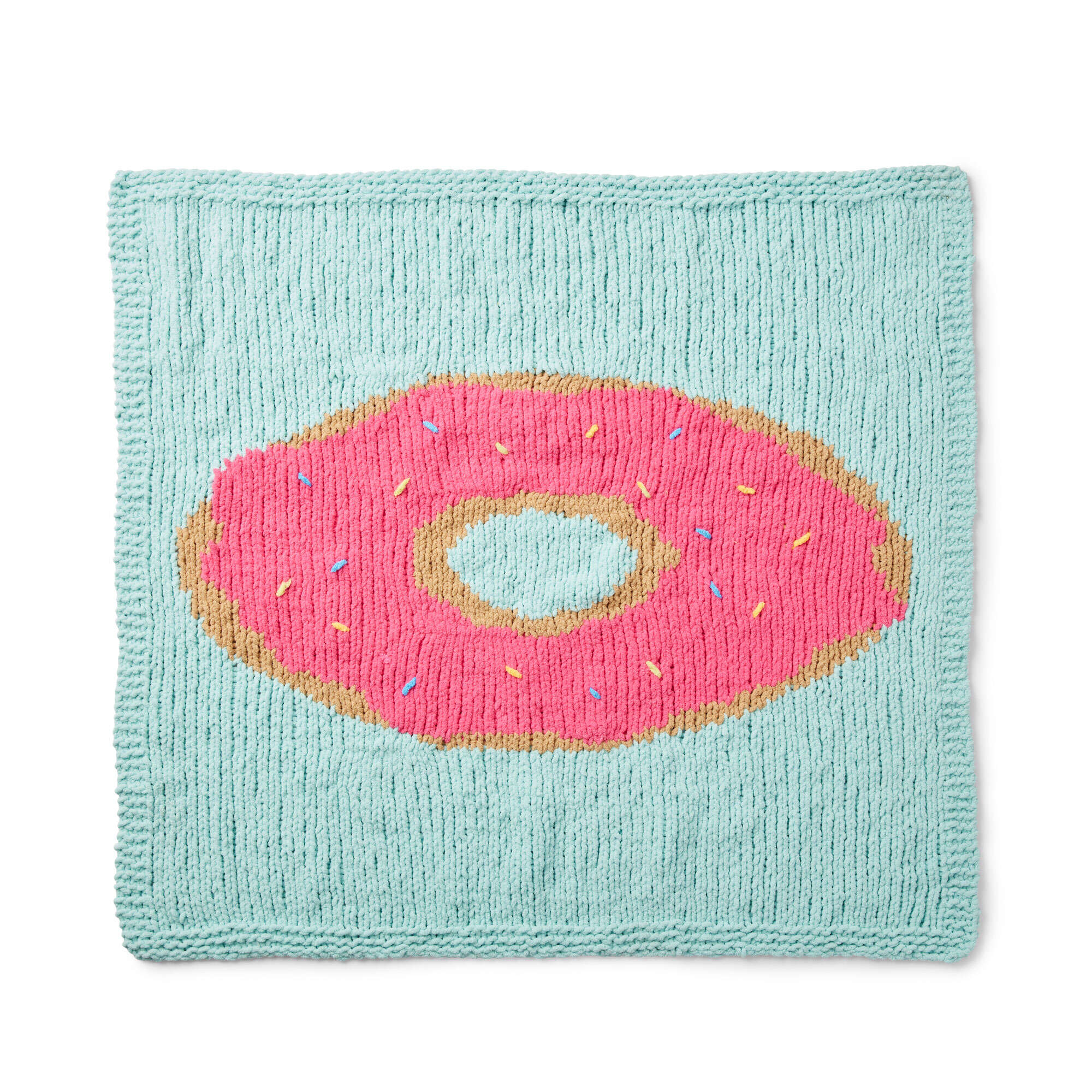 Bernat Knit Donut Blanket (Digital Download)
