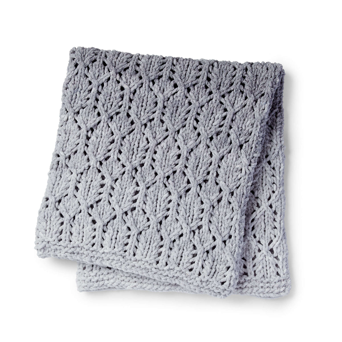 Bernat Knit Lofty Lacy Baby Blanket (Digital Download)