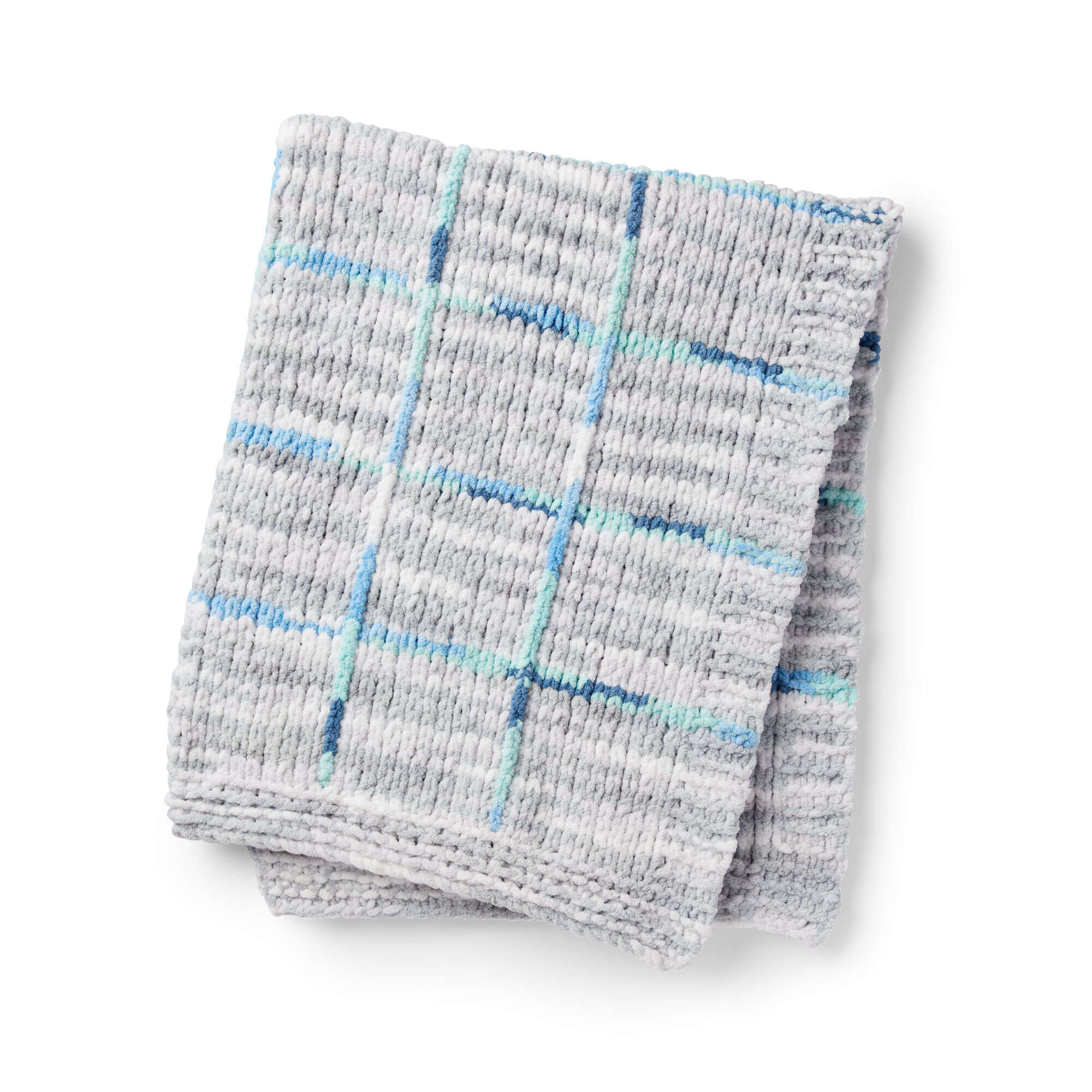 Bernat Knit Windowpane Blanket (Digital Download)