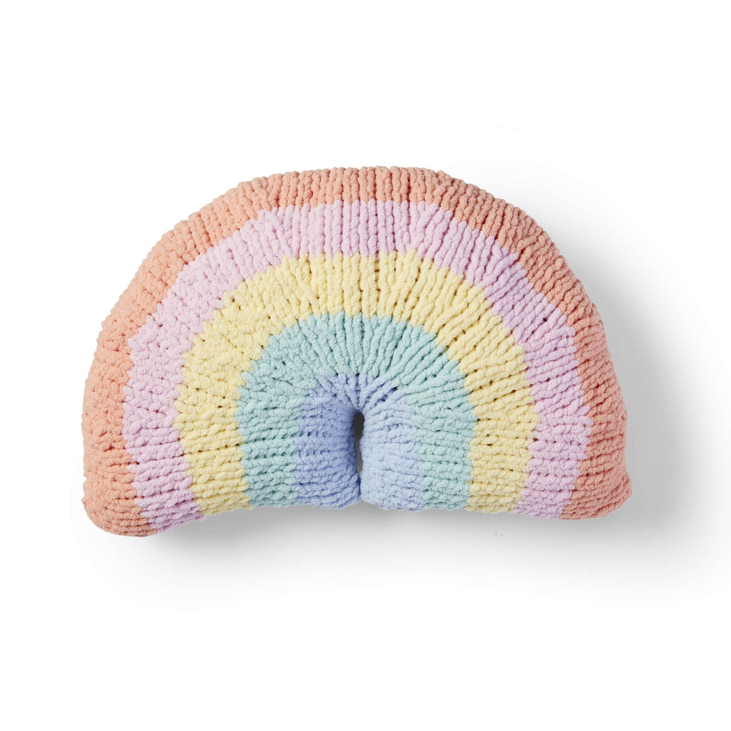 Bernat Knit Rainbow Pillow (Digital Download)