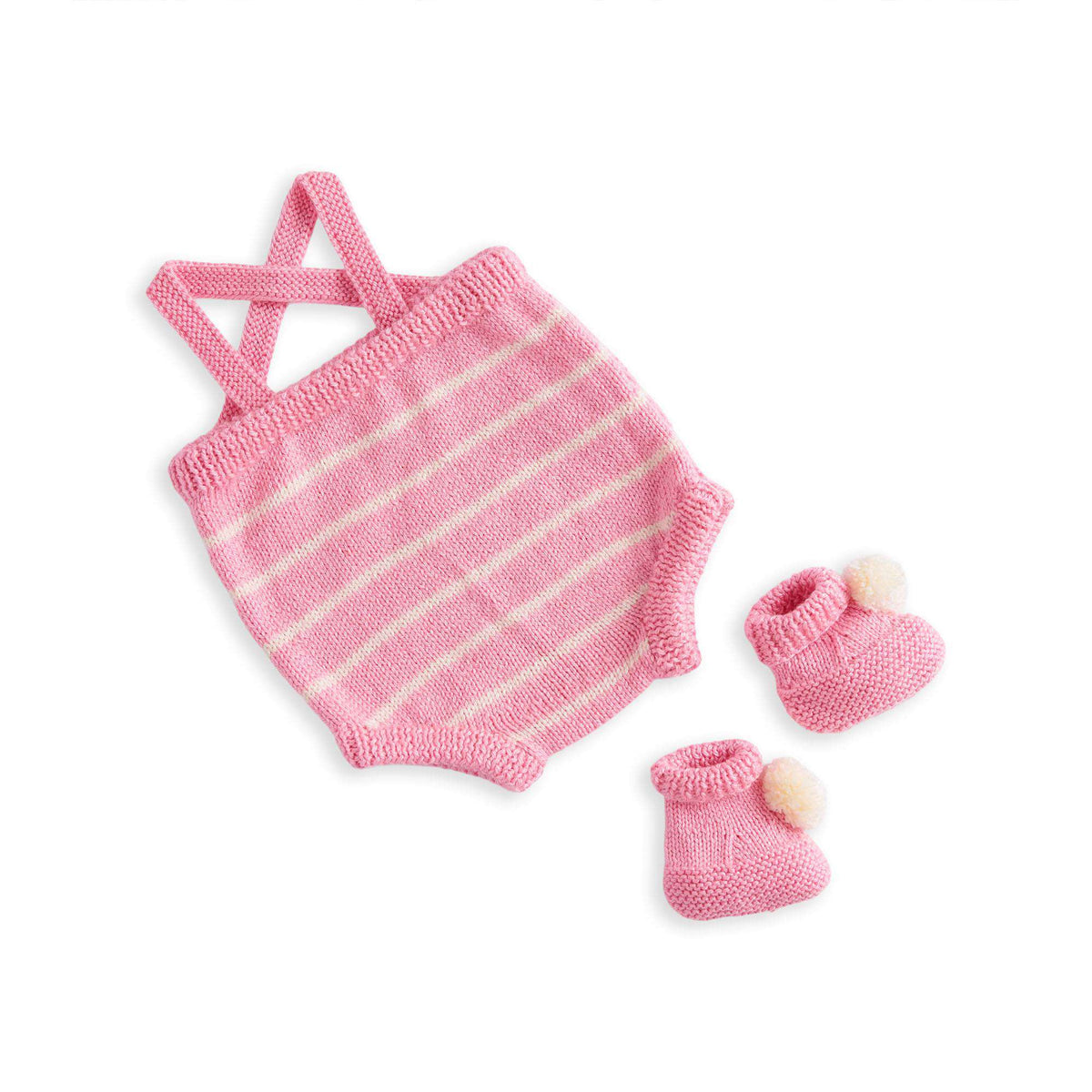 Bernat Knit Romper & Booties Set (Digital Download)
